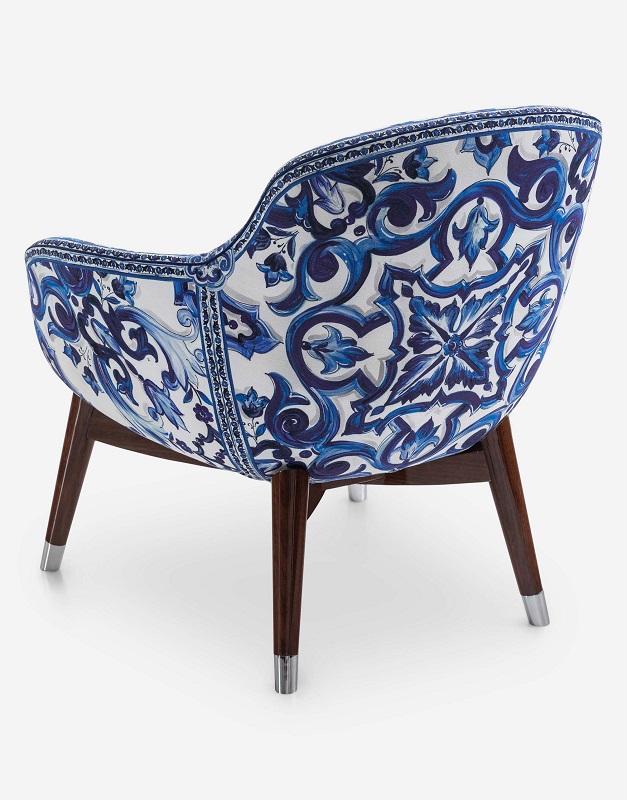 кресло dolce and gabbana lavanda blu mediterraneo