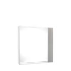 огледало kartell only me square glossy white