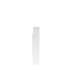 огледало kartell only me square glossy white
