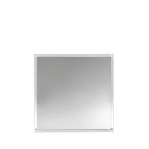 огледало kartell only me square glossy white