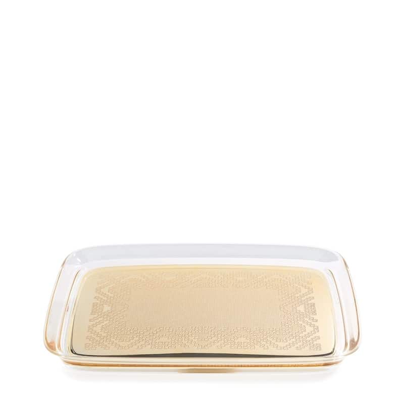 поднос kartell teatime gold
