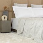 покривка за легло frette luxury grove milk naturale