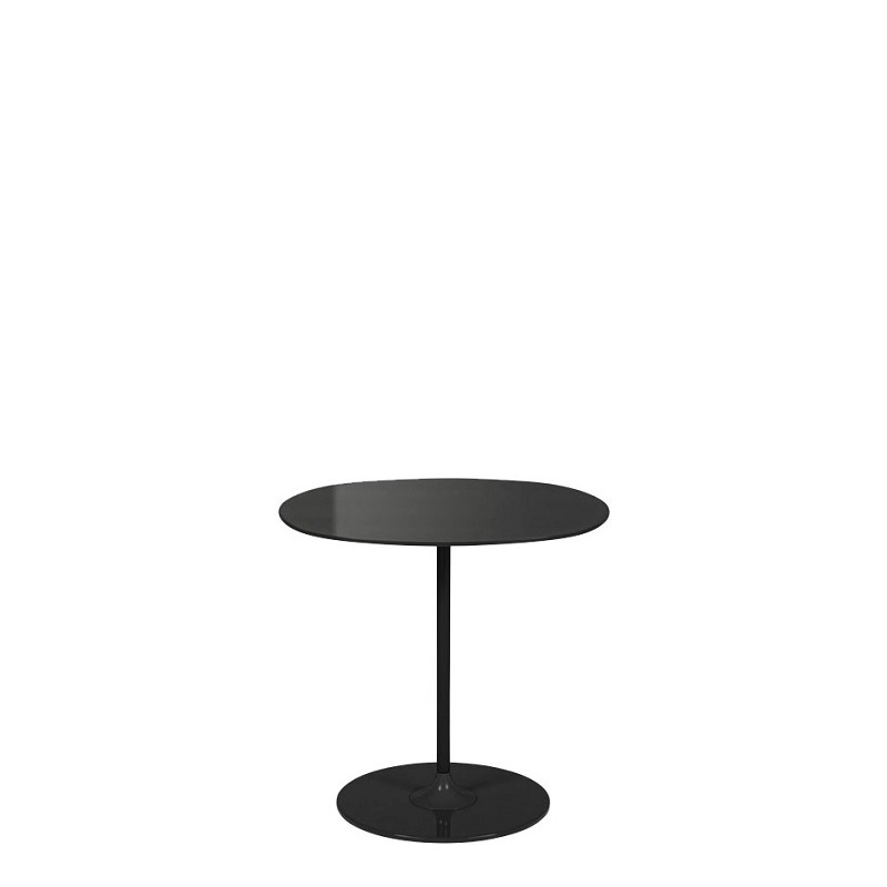 pomoshtna-masa-thierry-round-black-kartell помощна маса kartell thierry round black