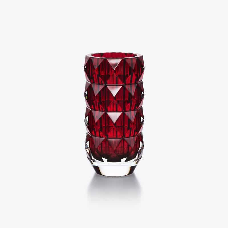 vaza-louxor-round-s-red-baccarat ваза baccarat louxor round s red