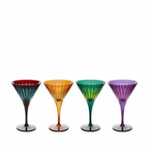 чаши l'objet prism martini assorted x4