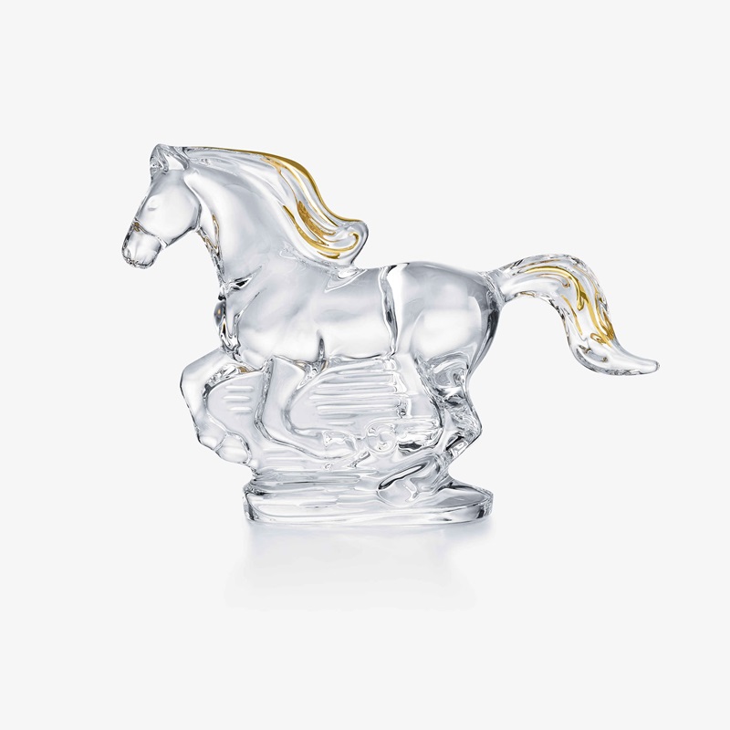 dekoracia-zodiaque-horse-gold-2026-baccarat декорация baccarat zodiaque horse gold 2026