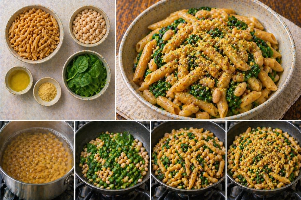Високопротеинова веган паста High-protein vegan pasta
